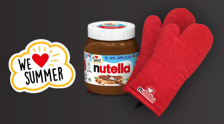 Bild vom Case Backhandschuh für Punkteaktion von Nutella